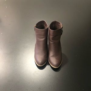 Brown booties